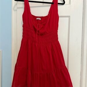 Abercrombie & Fitch Vibrant Red Dress